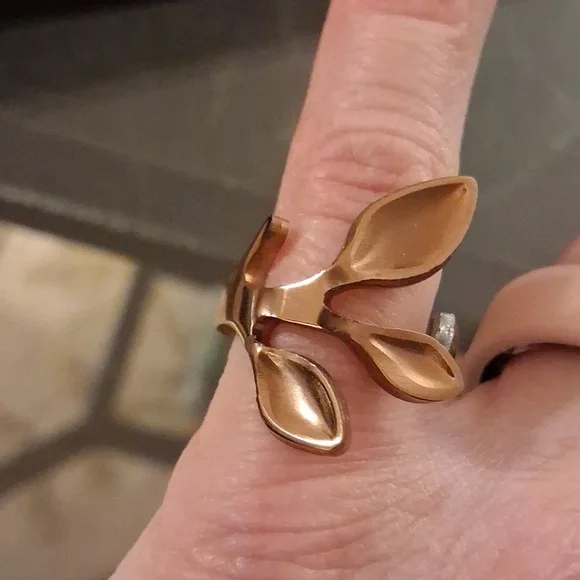 LEAF SPOON RING - Picture 5 of 5